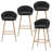 Upholstered Counter Stool With Metal Frame-502709017-502709018
