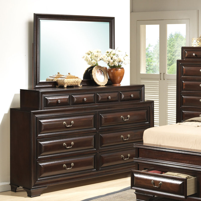 Charline 67'' W 10 - Drawer Dresser, Cappuccino