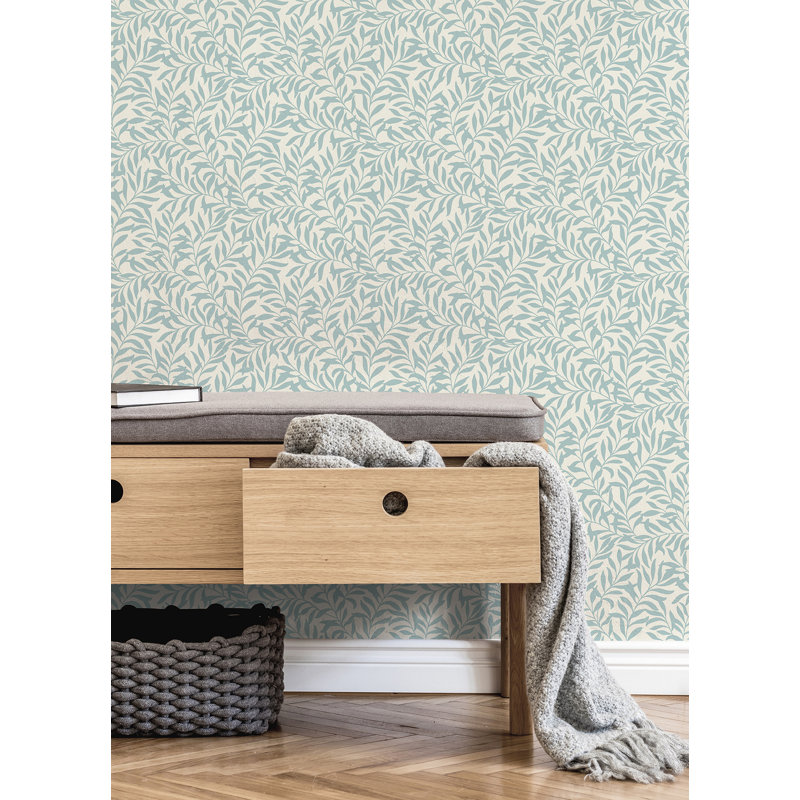 Rouleau de papier peint L 33 pi x l 20,5 po, Bleu