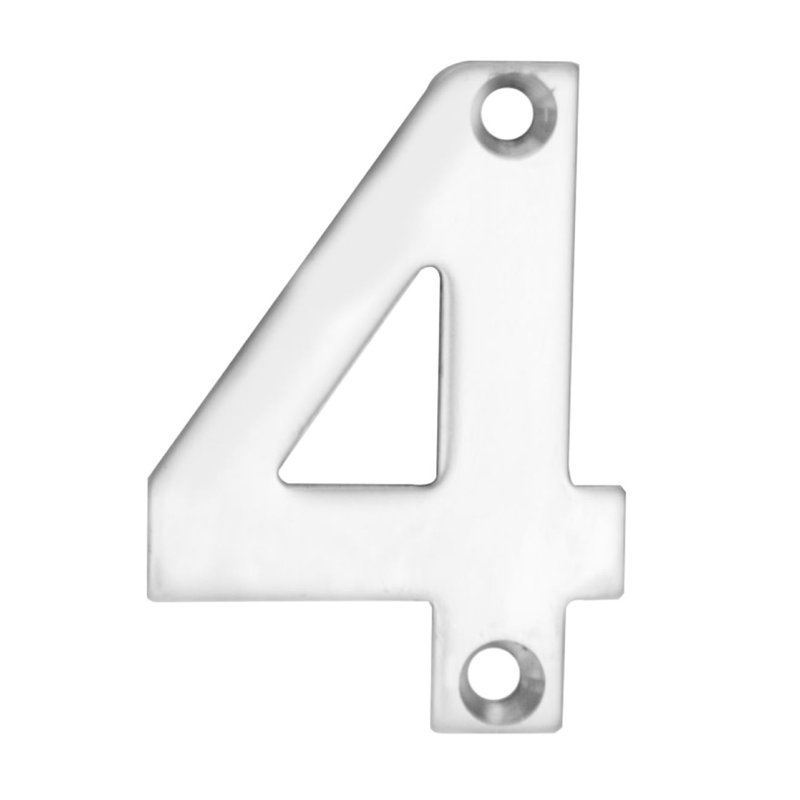 Machin 5cm H Stainless Steel Door Accessory, Bright Stainless Steel