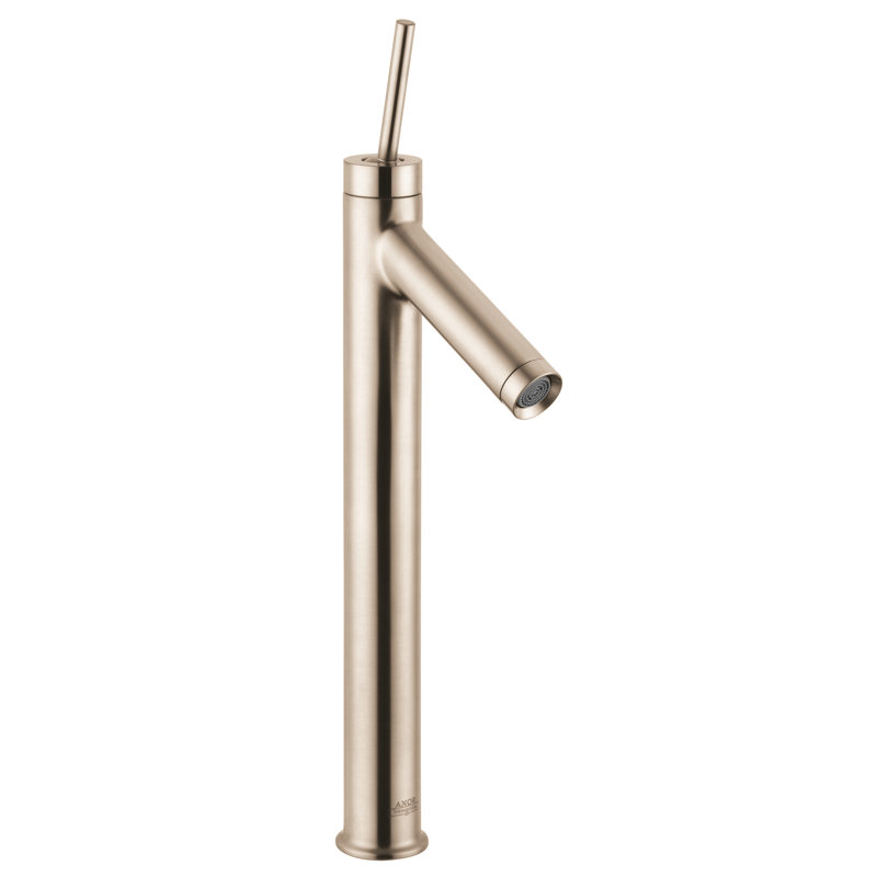 AXOR Starck Single Hole Standard Bathroom Faucet, Brushed Nickel