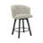 26"Swivel Upholstered Counter Stool With Metal Frame-513637442