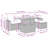 Vidaxl Garden Sofa Set Black, Cream White