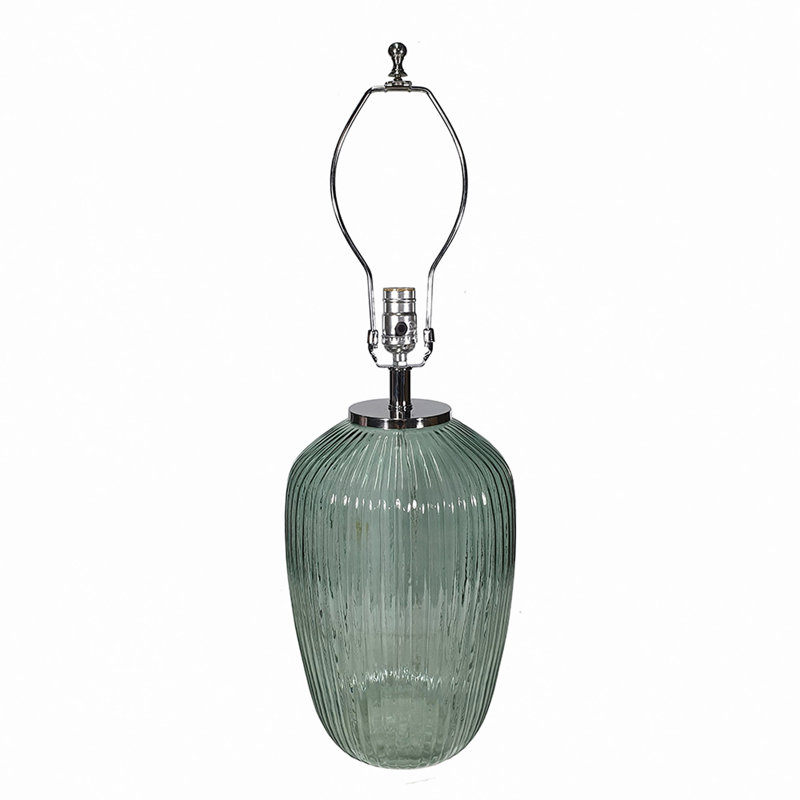 Lampe de table en verre 27 po