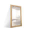 Miroir pleine grandeur rectangulaire en bois massif-351180082
