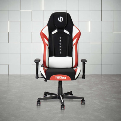 Techni Sport TSF72 Echo Gaming Chair with Ergonomic Design, Lumbar Support, and Adjustable Features for Ultimate Comfort