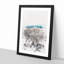 Desert Walker Watercolour - Picture Frame Graphic Art-56923591-56923593
