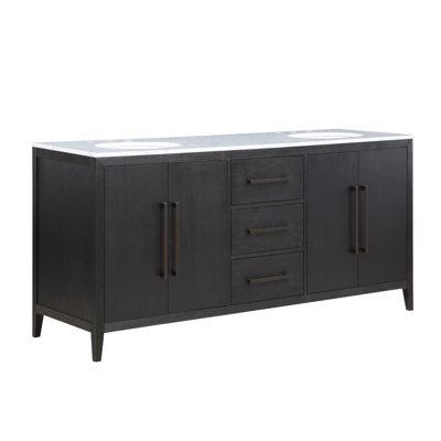 Alsup 72" Double Bathroom Vanity Set