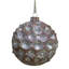 Ornement boule de Noël en verre argenté vieilli mercure 3,5 po (88 mm)