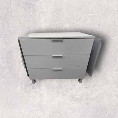 Adelino 80cm W 3 - Drawer Chest of Drawers