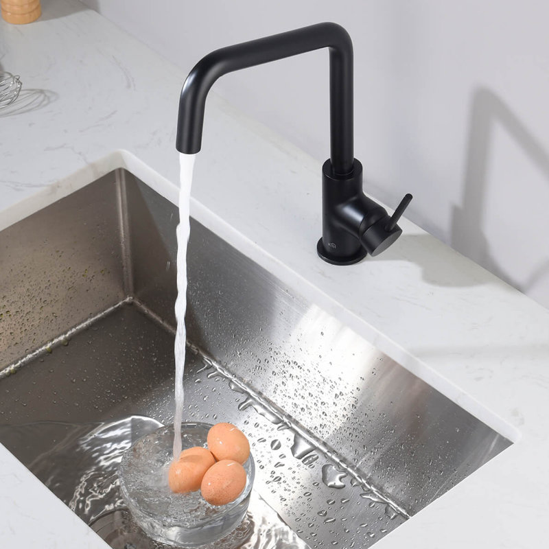 KIBI Macon Kitchen Faucet, Matte Black