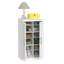 Armoire de rangement modulaire à 12 tablettes avec portes modulables l 21,38 po-98788122