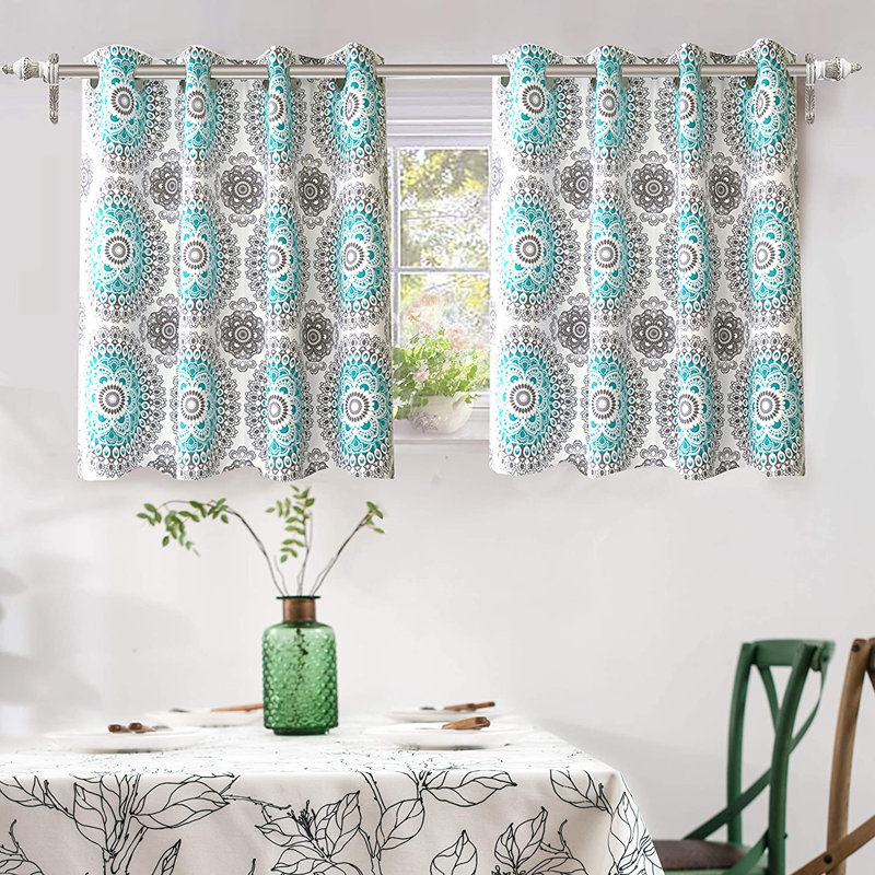 Room Darkening Curtain Pair, 52" W x 36" L