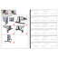 Miroir de salle de bain mural pleine longueur, 63 x 24 pouces, 3 modes de couleur, lumières DEL, commande tactile, noir, pour miroir de vestiaire et de salle de bain avec modes de luminosité réglables, ou debout, dans la chambre à coucher