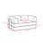 Upholstered Boneless Compression Corduroy Convertible Sleeper Sofa Bed - Foldable Floor Couch With No Assembly-251000545-237541010