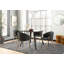 Chaise en métal et similicuir-137089925-137089924