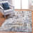 8X10 Abstract Area Rug Stain Resistant, Non-Shedding, Friendly For Living Room, Bedroom, Dining Room And High-Traffic Areas-389821359