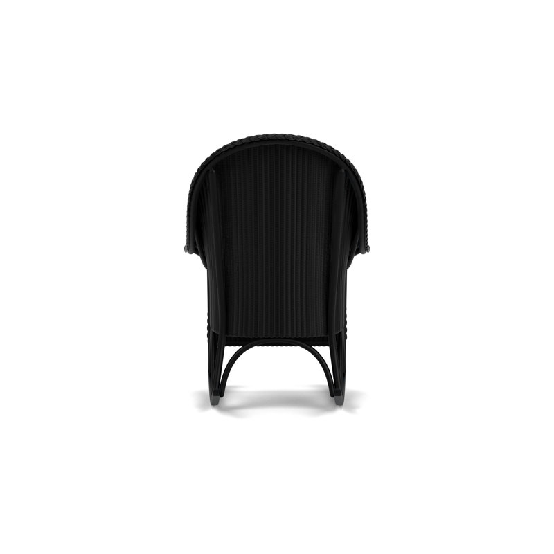 Loom Outdoor Rocker Chair, Friendly Flax, Ebony