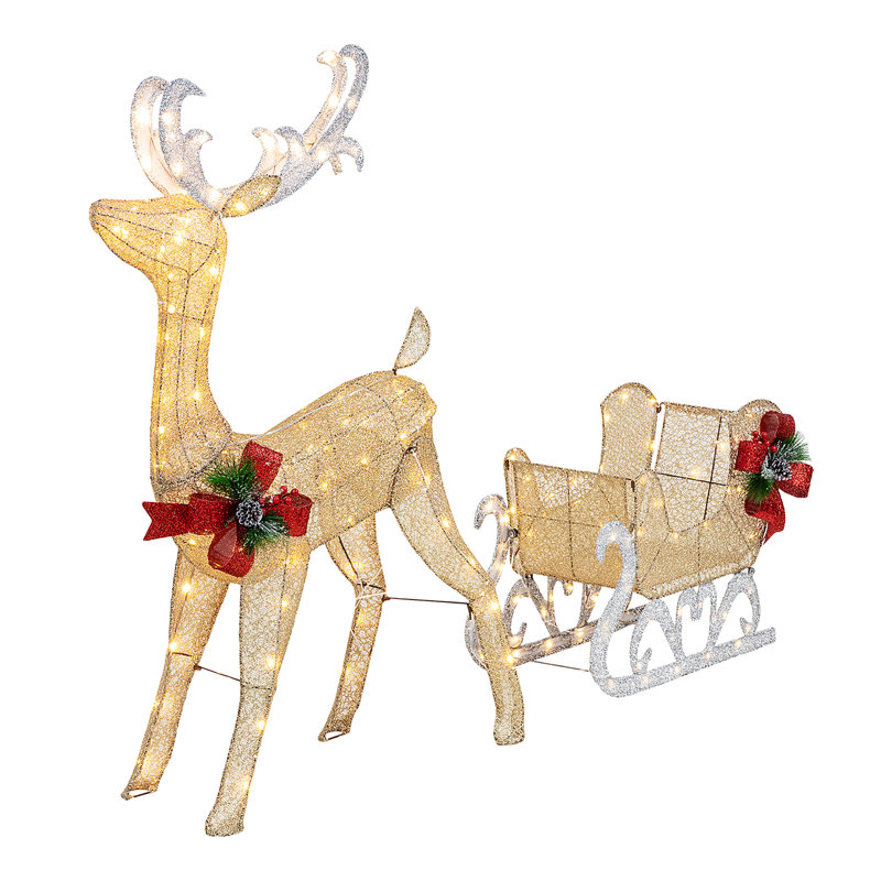 Décoration de Noël illuminée