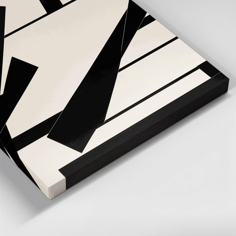 Minimalisme 71, art mural sur toile beige, H 16 po x l 20 po