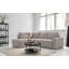 Brave Dave 6 Seater Corner Sofa Bed Chenille-117515047