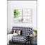 Miroirs muraux rectangulaires en bois avec cadre blanc vieilli, parfait pour un décor moderne et rustique