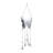 Decorative Shimmering Butterfly Hanging Bell Windchimes for Outdoor and Yard Decor - Garden Art Wind Chimes for Home and Patio Decor - 26", Silver
