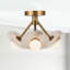 Dahlia 3 - Light Semi Flush Mount-562926703