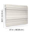 Papier peint adhésif zigzag blanc-111721622