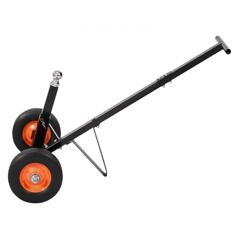 600lbs Trailer Dolly 16.5 and 22 in Adjustable Height 1-7/8 in Ball Solid Tires