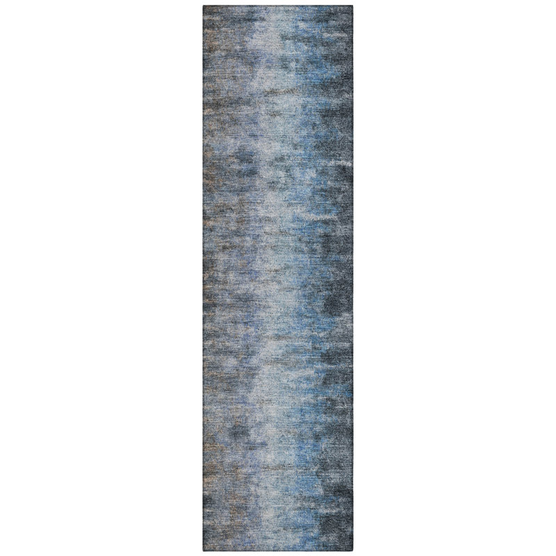 Machine Washable Indoor/Outdoor Bingel ACN2318 Casual Rug, Runner 2'3" x 7'6"