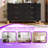 Scrigno 6-Drawer Double Dresser With Solid Wood Frame & Metal Handles, 47.24 L Storage Cabinet-1568553276