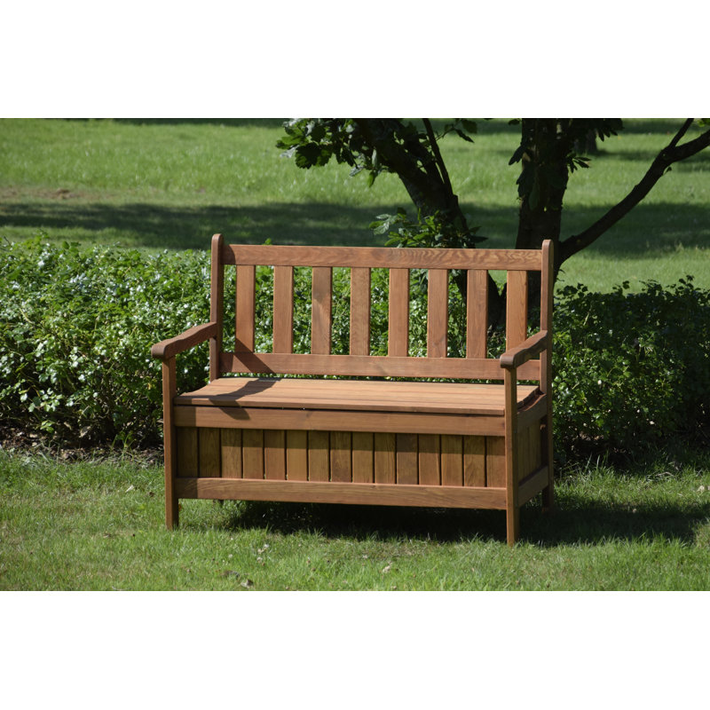 Phipps Solid Wood Pine Outdoor Bench