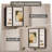 Lunara Recessed & Surface Framed 2 Door Medicine Cabinet with Mirror and Shelves-712726953-712726954