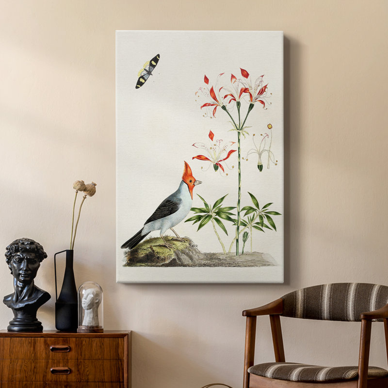 Oiseau dans l'habitat I - galerie Cavas sur mesure, H 18 po x l 12 po
