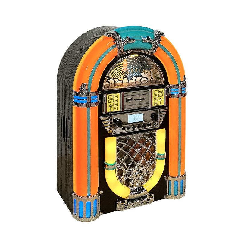 Arkrocket Tabletop Mini Jukebox CD Player