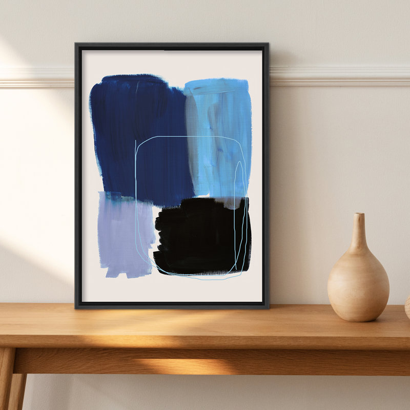 Abstrait brossé avec opulence par Mareike Böhmer, H 30 po x l 24 po