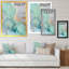 Décoration murale en toile or doré et gris liquide - Glam Canvas-1082990961-1082990958