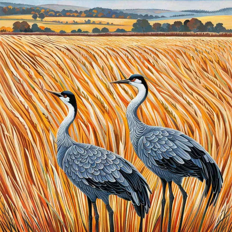 Art sur toile Golden Fields
