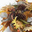 Couronne de chêne en feuilles de chêne et d'eucalyptus 30 po