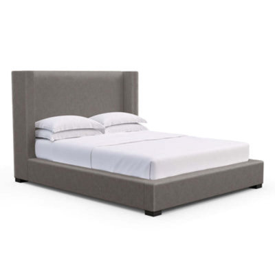 Roxborough Upholstered Wingback Storage Bed