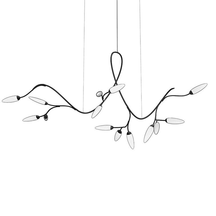 Vines 14 - Light Dimmable LED Sphere Chandelier