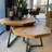 Solid Wood Top Nesting Coffee Table