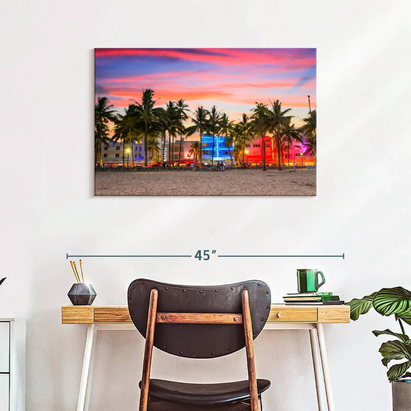 Harpa Miami Beach USA, 24" H x 36" W
