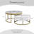 Modern Round Nesting Coffee Table