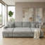 Oversized 110.6" U-Shaped Corduroy Sleeper Sectional Sofa with Pull-Out Bed and Storage Chaise-624516519