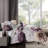 Bebejan Dahlia Purple 100% Cotton Sateen 5 Piece Reversible Comforter Set-61785763