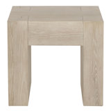 Solid Wood Sled End Table