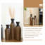 Vases et pots pour le salon, 27,56 po, en PVC brun avec tablettes, 19,69-27,56 po de hauteur