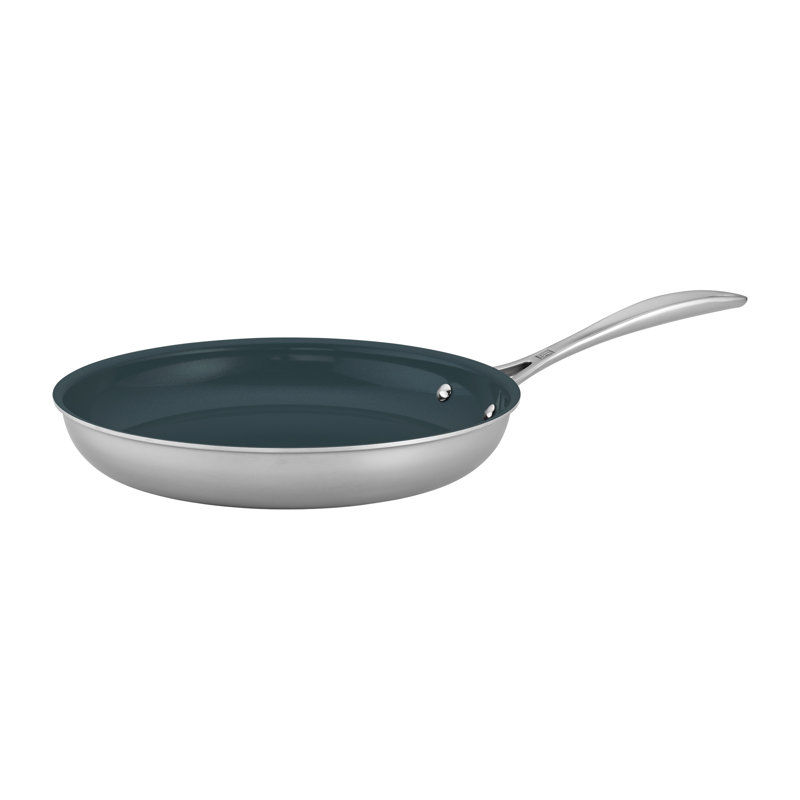 ZWILLING J.A. Henckels Clad CFX Non Stick Stainless Steel Frying Pan, 10"